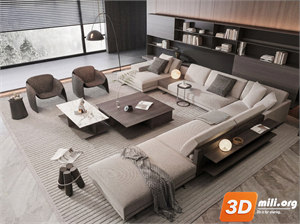 Sofa Minotti Skp Files 